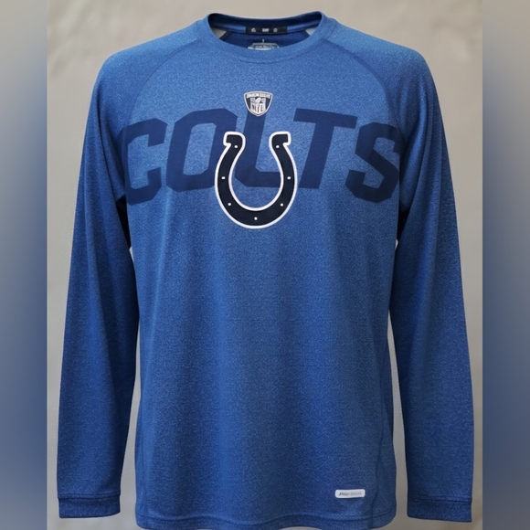 Reebok Other - Reebok Indianapolis Colts Long Sleeve PlayDry Speedwick Workout Size Medium